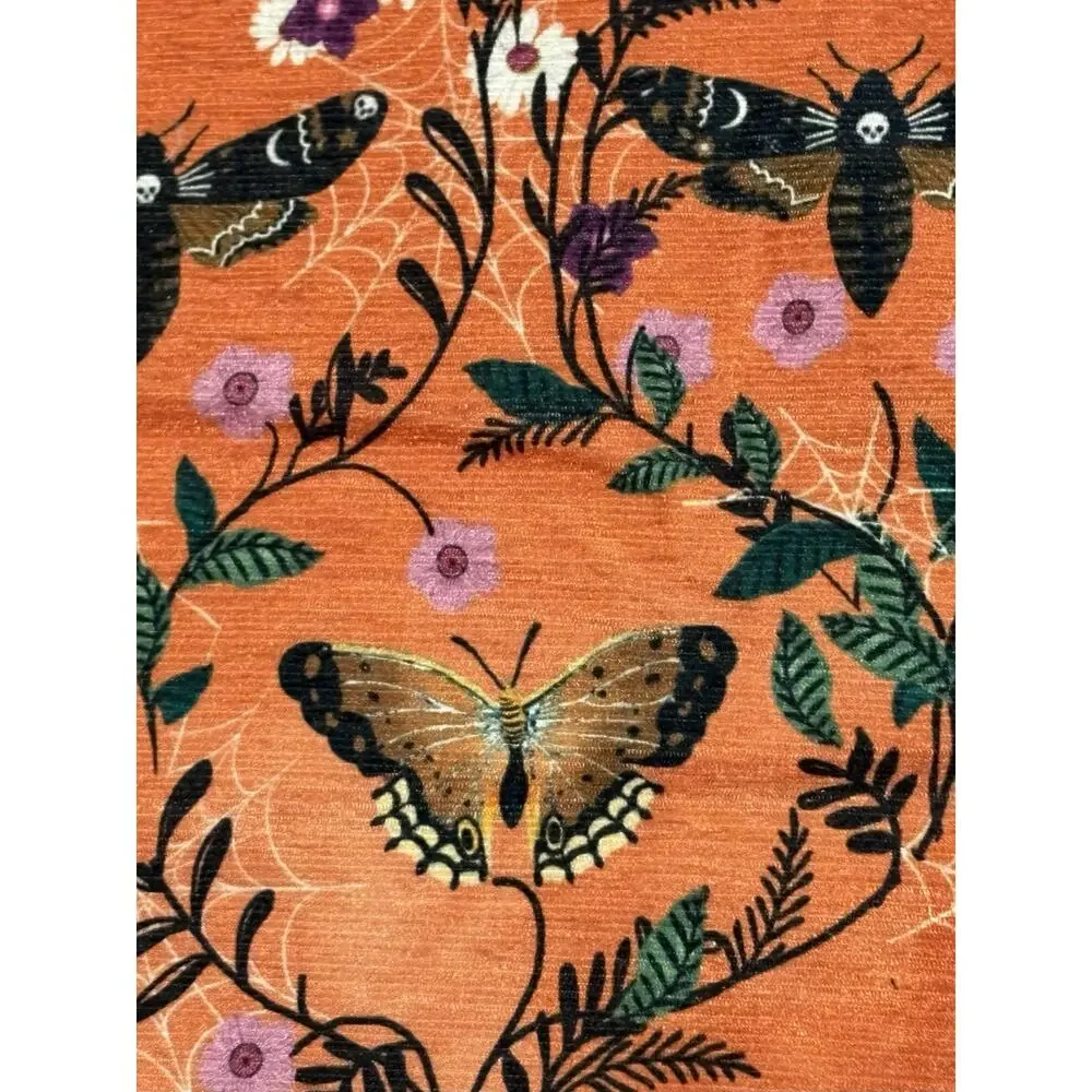 Christian Lacroix Butterfly Halloween Table Runners Bats Moth Set 2 Spider Ornge
